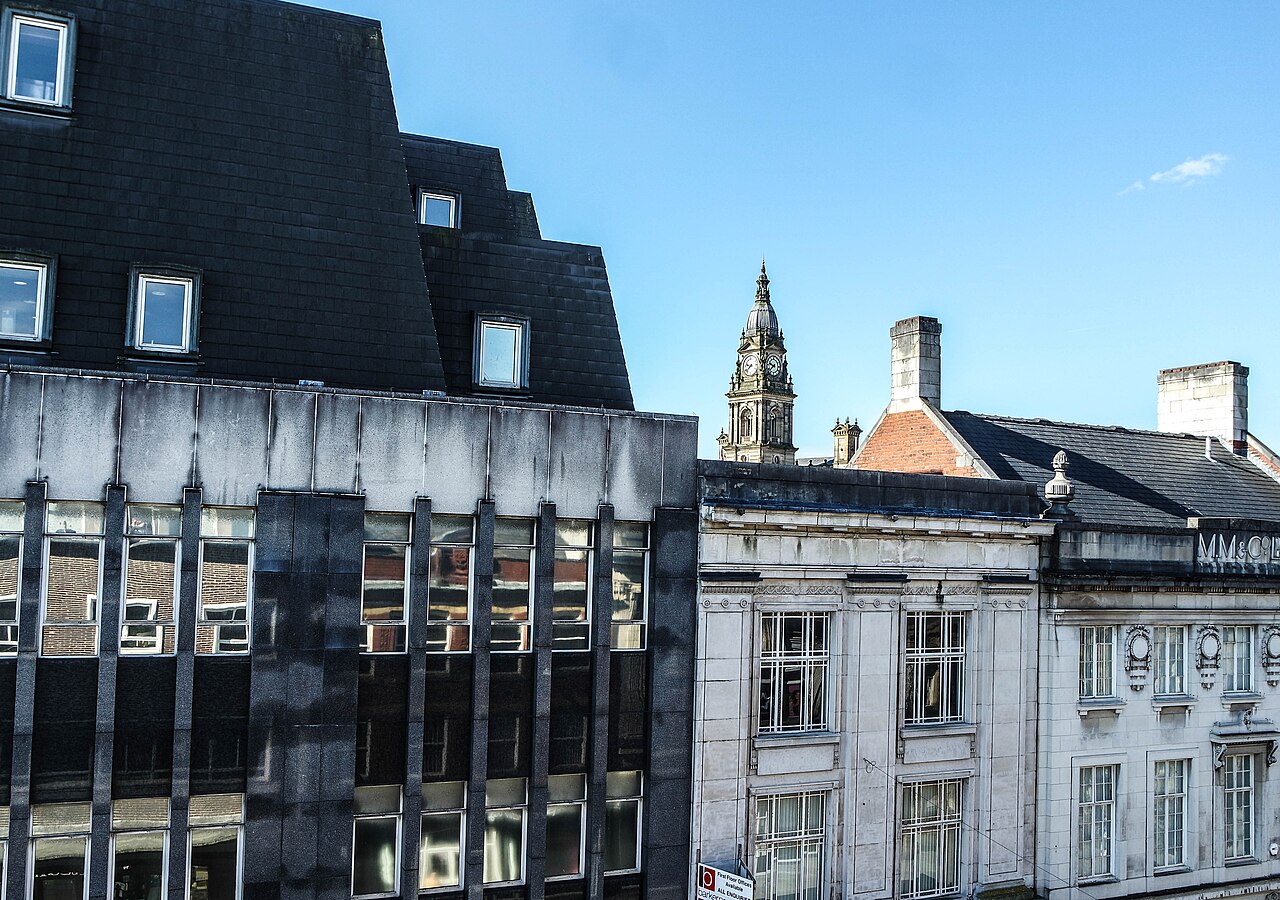 Bolton skyline at Deansgate