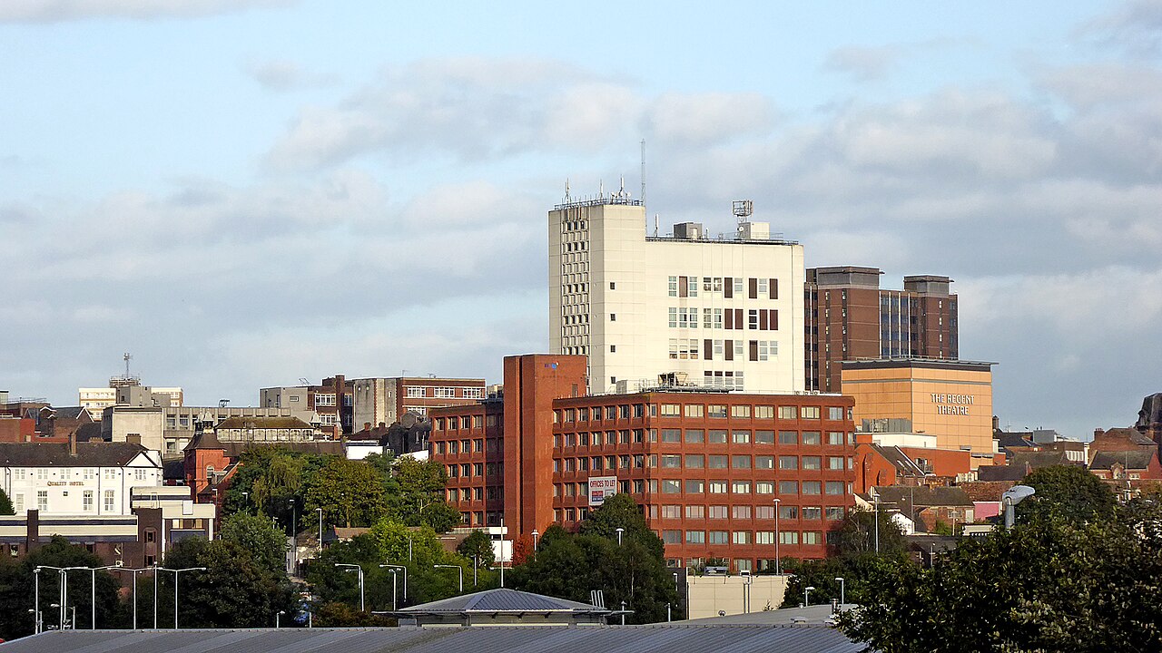 Hanley skyline, Stoke-on-Trent