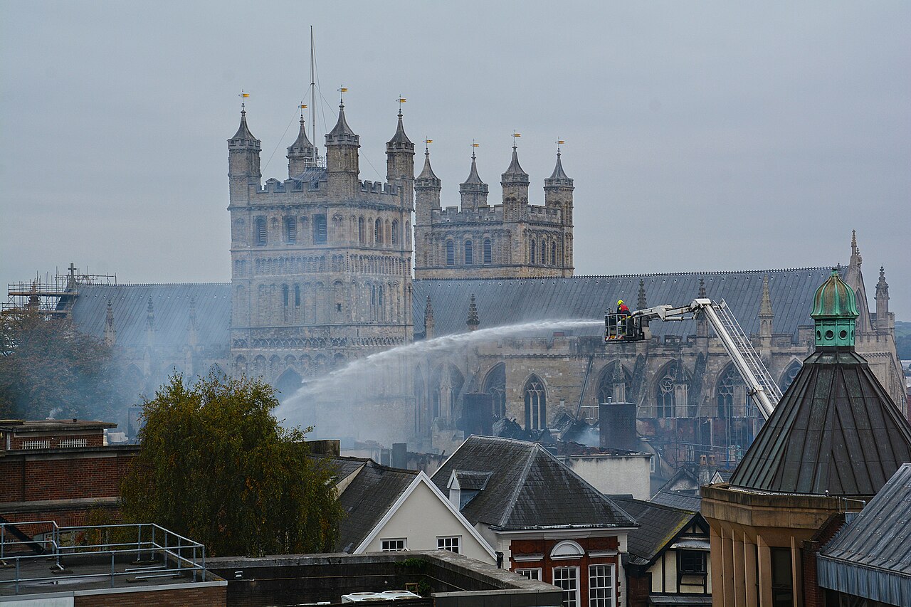 Exeter city skyline