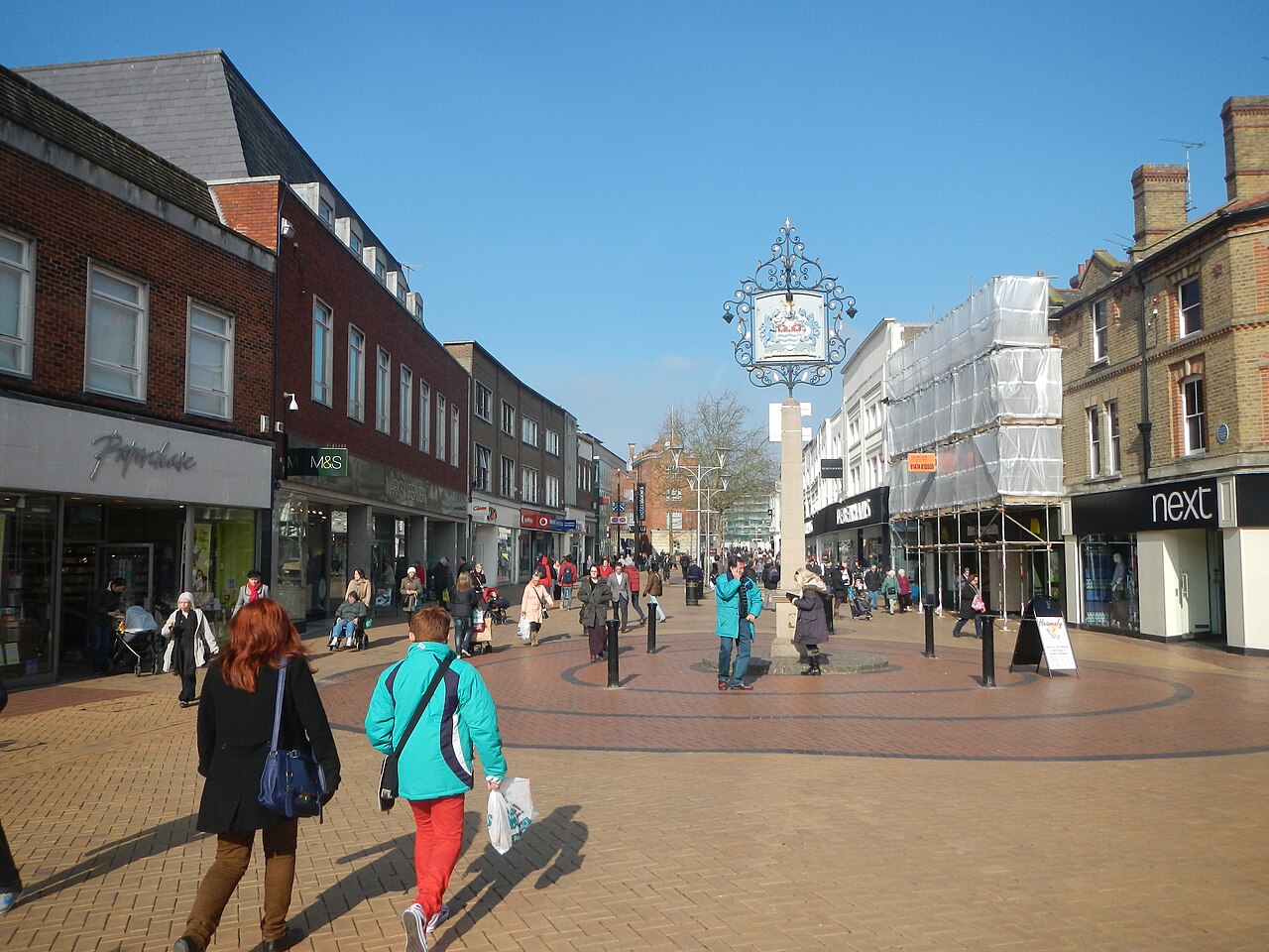 Chelmsford city centre high street