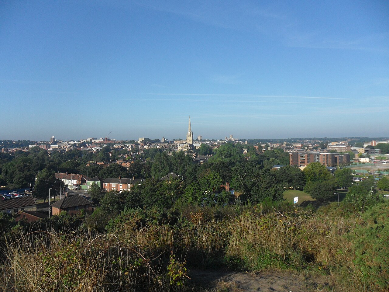 Norwich city skyline
