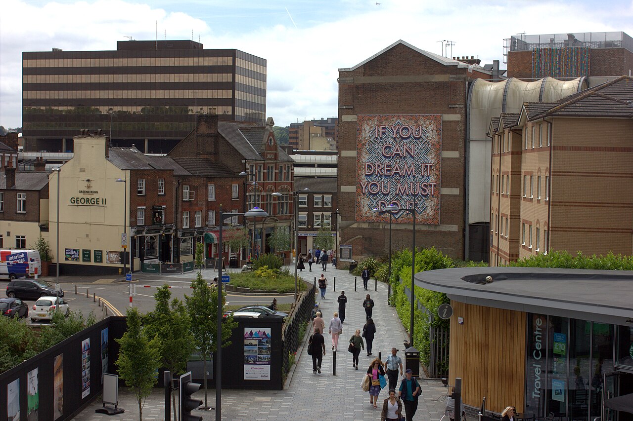 Luton town centre