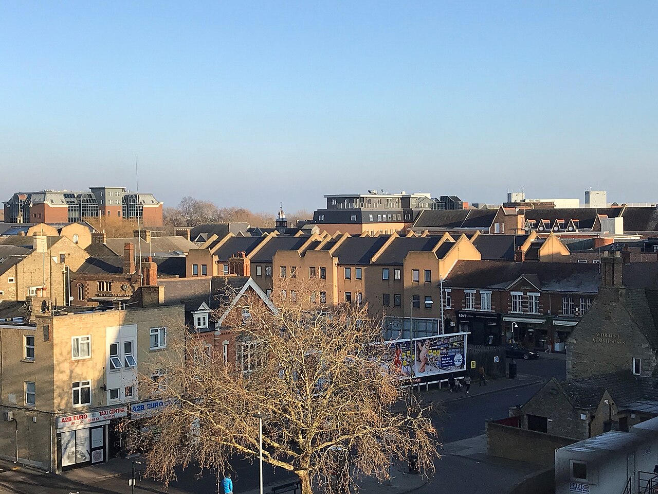 Peterborough city skyline